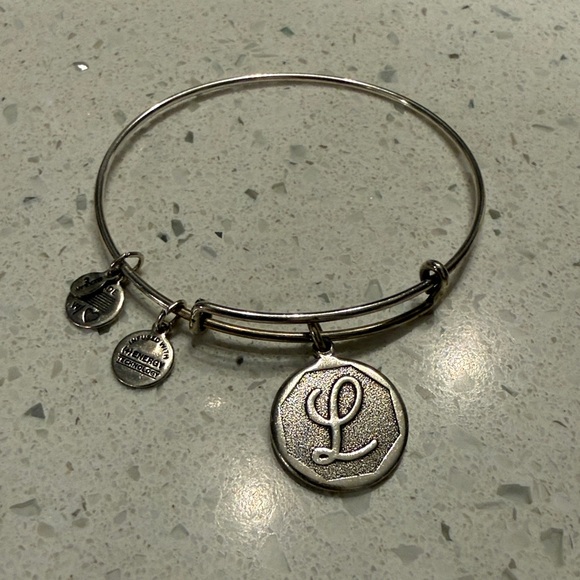 Alex and Ani Silver “L” Charm Bracelet - Picture 4 of 6